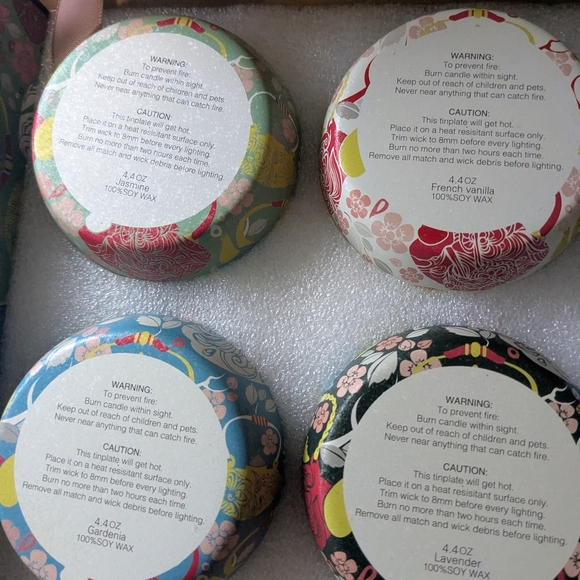 Elegant 4 Scented Candles. - Picture 3 of 11